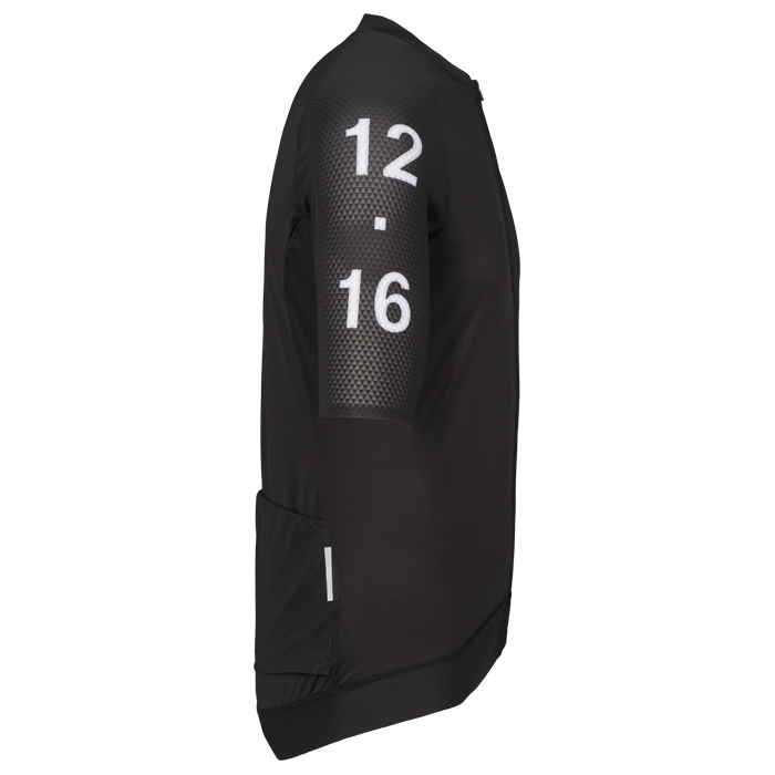 Black  jersey with 12.16 numbers 