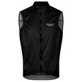 Black Men's Gilet with brand logo 