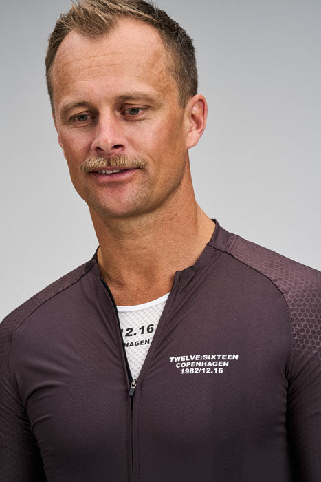 Men's Sky Pro Jersey Dark Brown - Herre Cykeltrøje