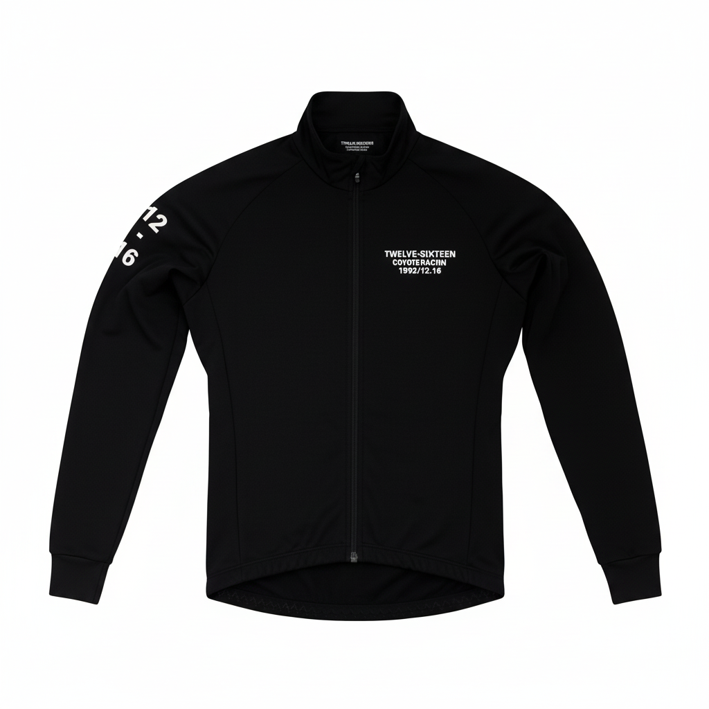 Mænd Sky Vinter Jakke Black forfra